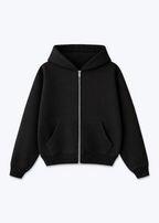 SO17 Zip Hoodie - Black Front Base