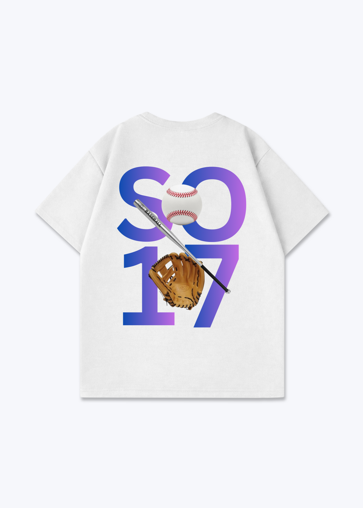 SO17 Oversized Shirt - White Back (Designed)