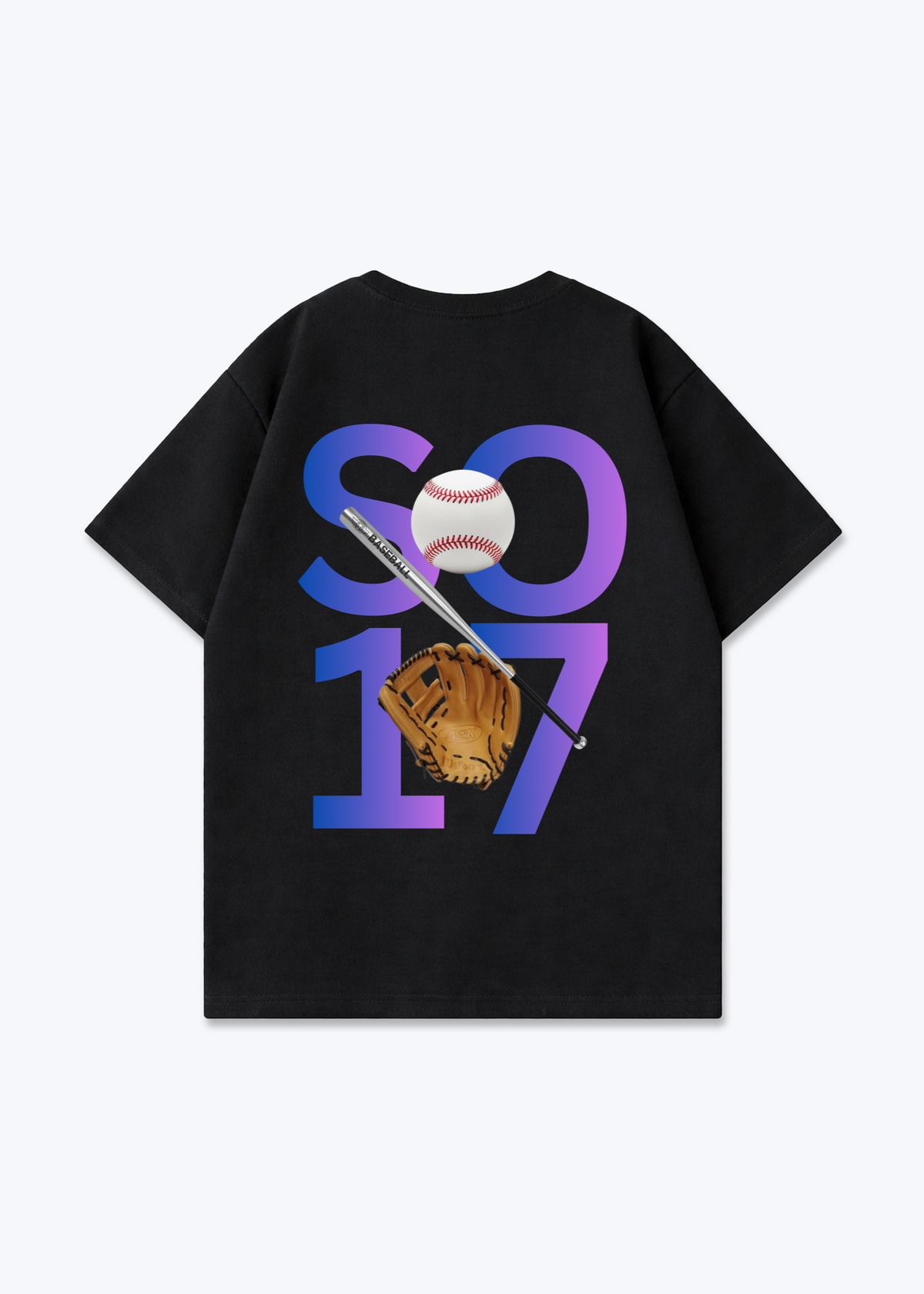SO17 Oversized Shirt - Black Back (Designed)