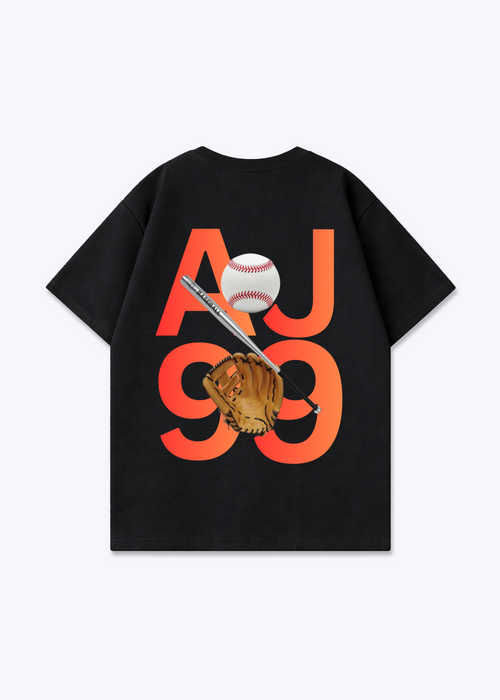 AJ99 Oversized Shirt - Black Back (Designed)