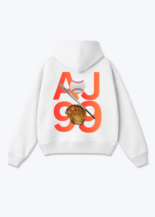 AJ99 Oversized Hoodie - White Back (Designed)