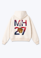MH27 Zip Hoodie - Beige Back (Designed)