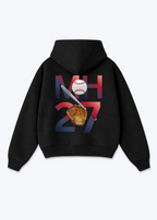 MH27 Zip Hoodie - Black Back (Designed)